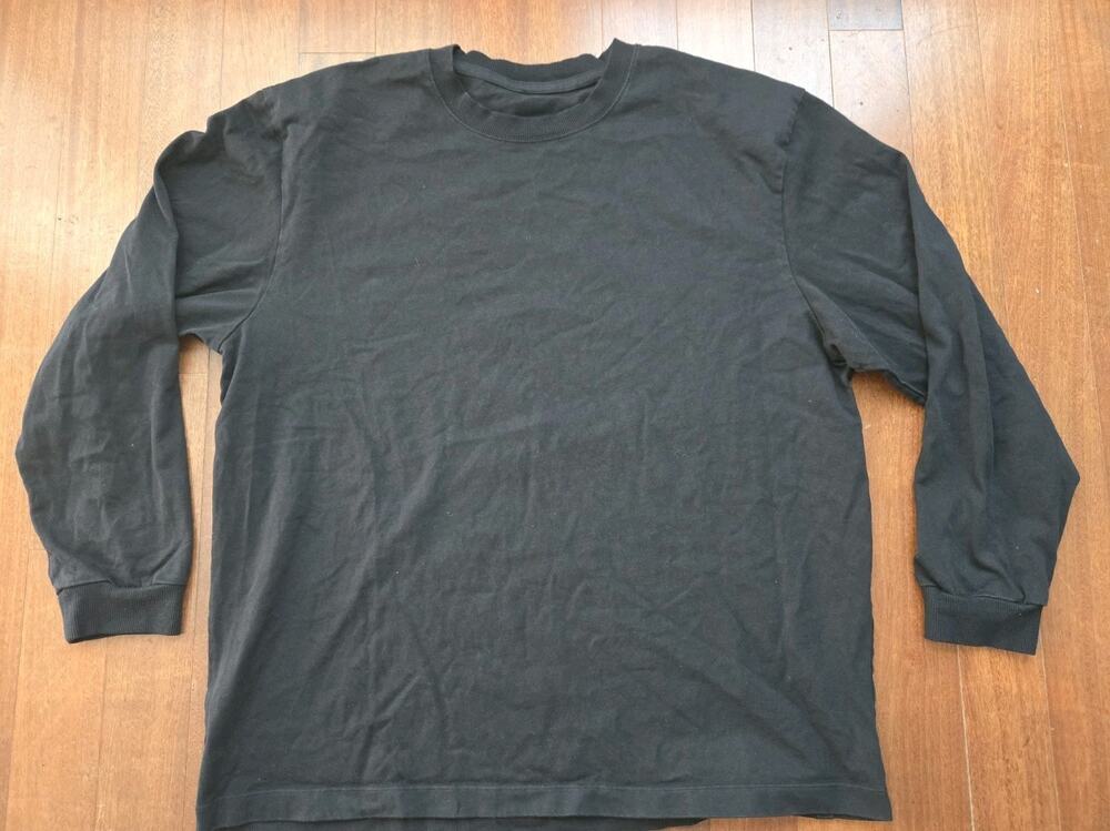 Lululemon Mens L Black Warmth Crewneck Pullover Gym Lightweight
